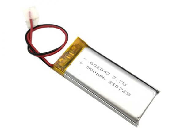 3.7V聚合物鋰電池 | 602043 500mAh 3.7V